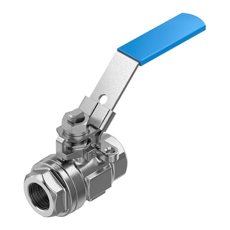 Festo Ball Valve VZBE-1/2-T-63-D-2-M-V15V15 VZBE-1/2-T-63-D-2-M-V15V15